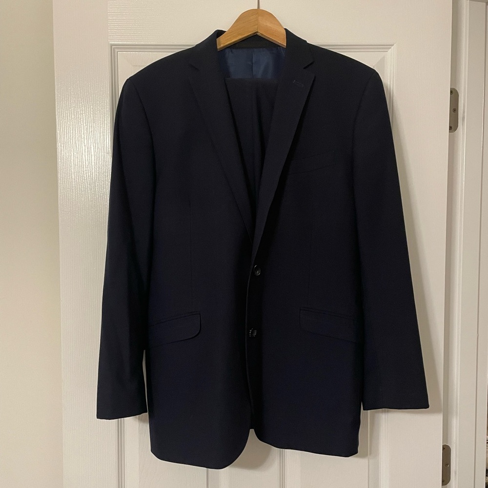 Men's Dark Navy Suit and Pants